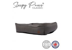 Check Square Bed 78cm x 90cm Grey Check