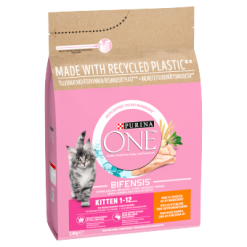 Purina One Kitten/Jnr Food Chkn and W/Grain 2.8KG