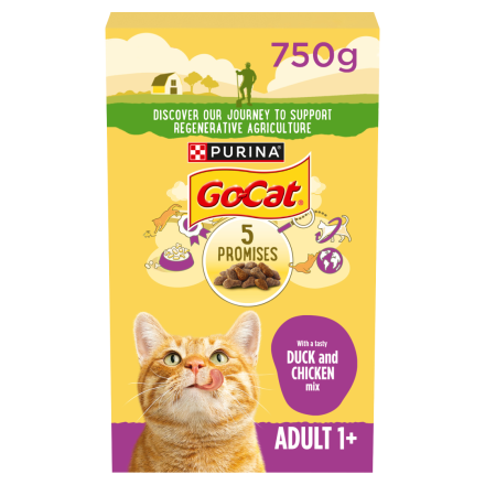 Go-Cat Adult Cat Food Chicken and Duck 10KG