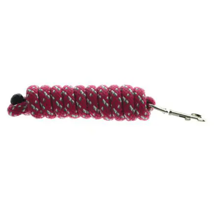 Hy Equestrian Fleck Lead Rope - Hot Pink - 2 metres