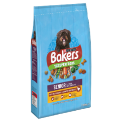 Bakers Senior Dog Food Chicken and Vegetable 2.85KG