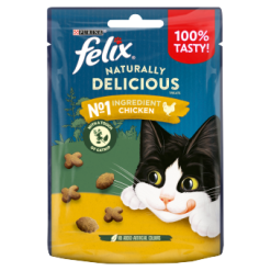 Felix Naturally Delicious Chicken & Catnip Treats 50g