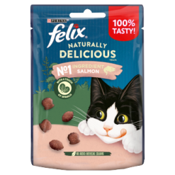 Felix Naturally Delicious Salmon & Spinach Treats 50g