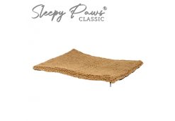 Teddy Fleece Flat Pad Bed 122x76cm Beige