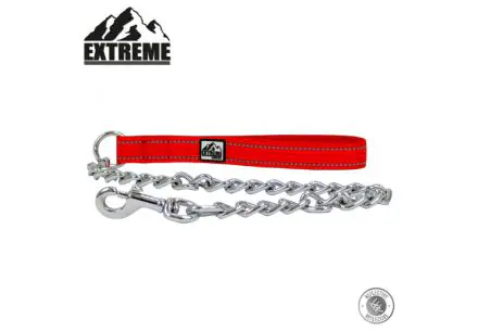 Extreme Extra Heavy Chain Lead Red 80cm