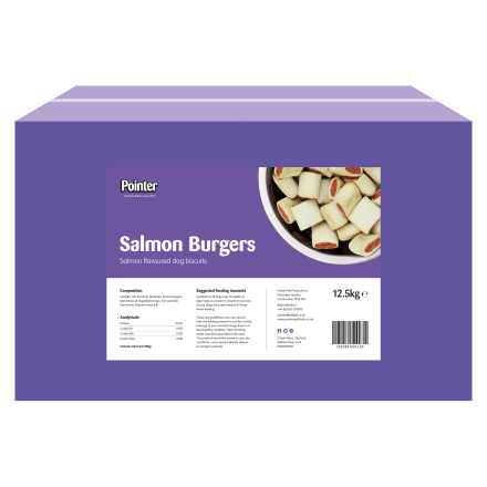 Pointer Salmon Burgers 12.5kg