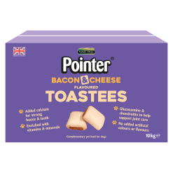 Pointer Bacon & Cheese Toastees 10kg