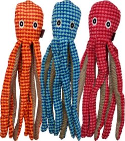 Hem and Boo Octopus 2 Tone Doy Toy Mixed