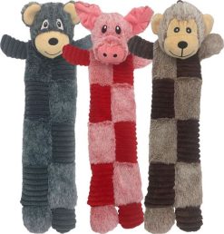 Hem and Boo Animals with crinkle body & squeaky ball Doy ToyMixed