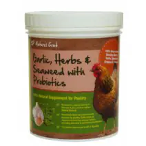 NATURES GRUB GARLIC, HERBS & SEAWEED WITH PROBIOTICS 300G