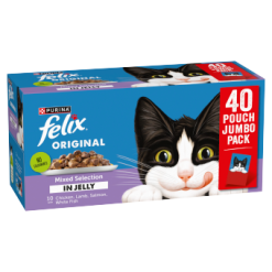 Felix Cat Food Mixed Selection In Jelly 40X85G