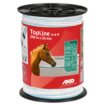 20MM TAPE PETROL BLUE TRACE 200M