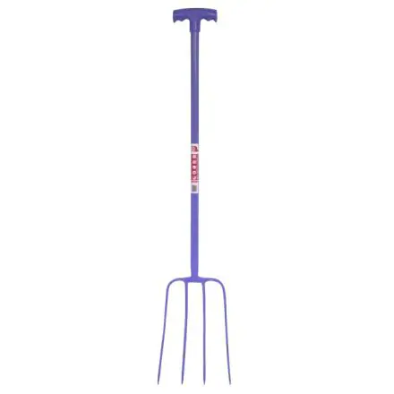 Red Gorilla 4 Prong Manure Fork T Purple