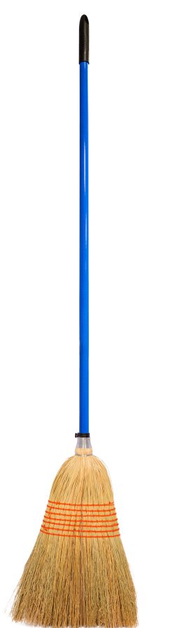 LARGE CORN BROOM BLUE