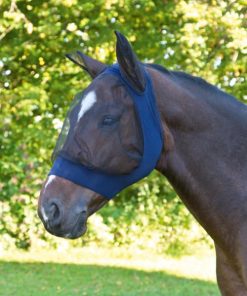FINO STRETCH BLUE FLY MASK COB
