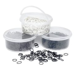 PLAITING BANDS WHITE 800PK