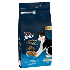 Felix Doubly Delicious Salmon & Veg 2kg