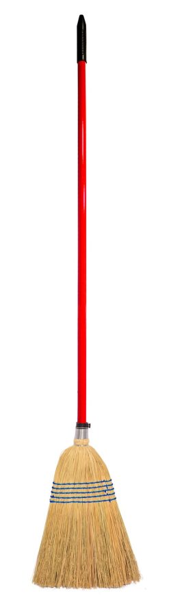 Red Gorilla Corn Broom Red