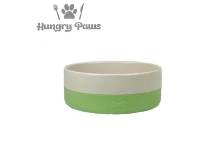 Ceramic Dog Bowl With Non-Slip Silicone Base 1800ml