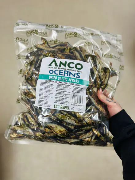 Anco Oceans Dired Sprats Eco-Bag 1kg