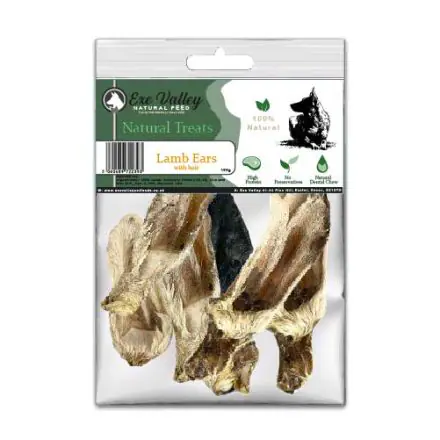 Exe Valley Lamb Ears with Hair 100g