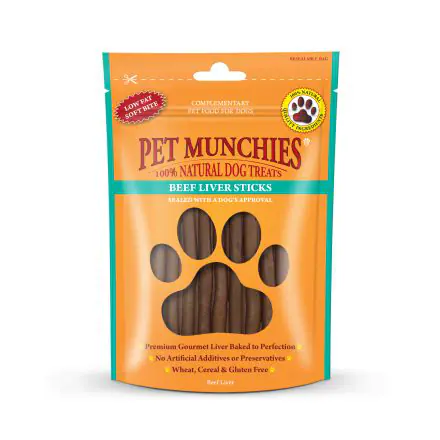 Pet Munchies Beef Liver Sticks  90g