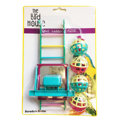 HP Bird Toy Multipack Ball/Ladder/Perch
