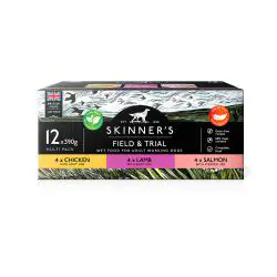 Skinners Field and Trial Wet Adult Dog Variety Pack x12 390g