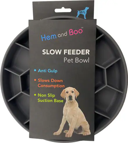 H&B Slow feeder bowl with suction base large MIXED