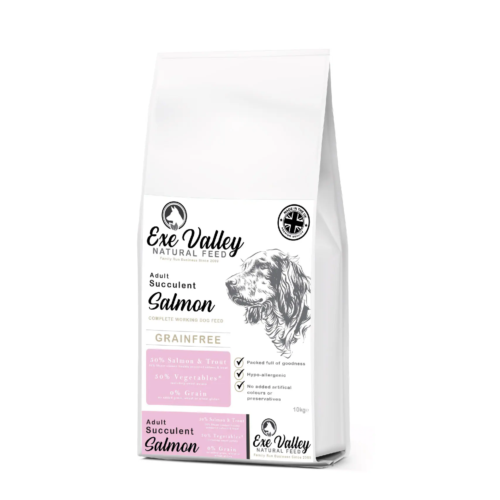 Exe Valley Grain Free Salmon 10kg