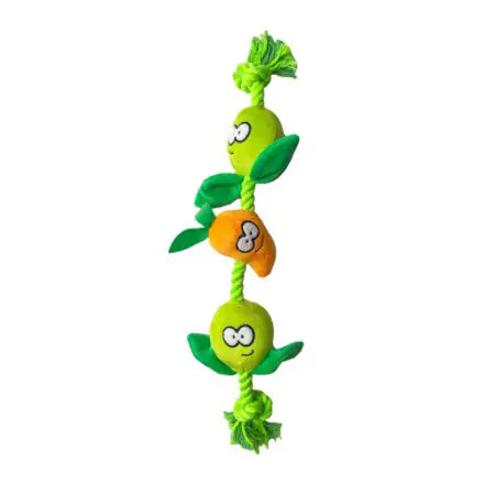 HP Christmas Veggie Rope Dog Toy