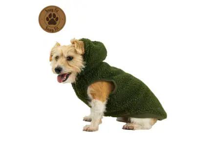 Teddy Sherpa Fleece Jumper Green S