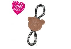 Small Bite Teddy Teether Tugger Dog Toy