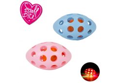 Small Bite Flashing Rugby Ball Dog Toy