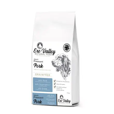 Exe Valley Grain Free Pork 10kg