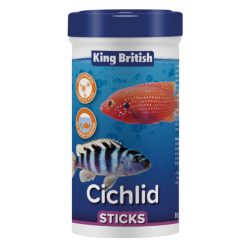 King British Cichlid Floating Food Sticks (with IHB) 80g