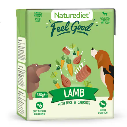 Naturediet Feel Good Lamb With Vegetables & Rice 390g