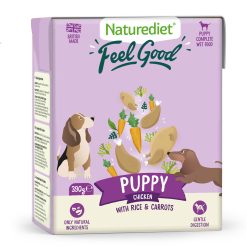 Naturediet Feel Good Puppy/junior With Vegetable & Rice 390g