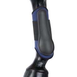 Hy Equestrian Brushing Boots - Medium - Navy