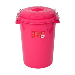 Red Gorilla Bin With Clip Lid - Pink - 30 Litre