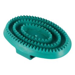 Lincoln Rubber Curry Comb - Large - Teal