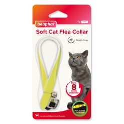 Beaphar Reflective Soft Cat Flea Collar ? Yellow 30cm