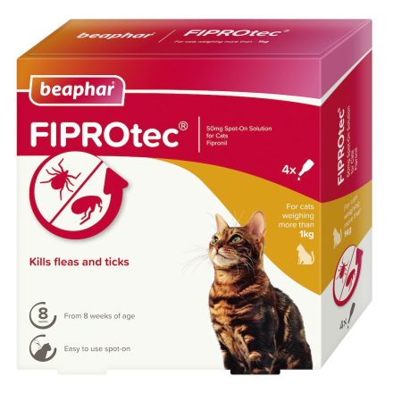 FIPROtec Spot On Cat  4 pipettes