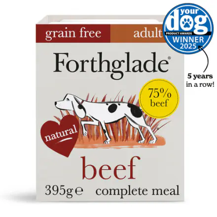Forthglade GRAIN FREE Complete Adult Beef & Sweet Potato, 395G SINGLE