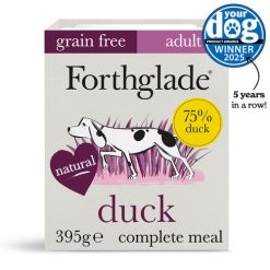 Forthglade GRAIN FREE Complete Adult Duck & Veg 395g SINGLE