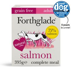 Forthglade GRAIN FREE Complete Adult Salmon & Veg, 395G  SINGLE