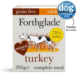 Forthglade GRAIN FREE Complete Adult Turkey & Veg, 395G SINGLE
