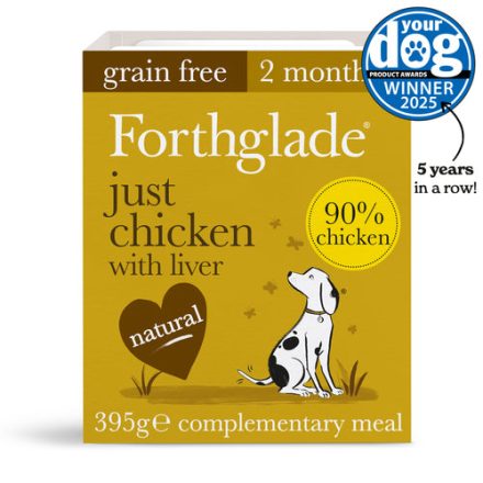Forthglade JUST Chicken with Liver Grain Free, 395G SINGLE