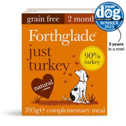 Forthglade JUST Turkey Grain Free, 395G SINGLE