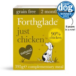 Forthglade JUST Chicken Grain Free, 395G SINGLE
